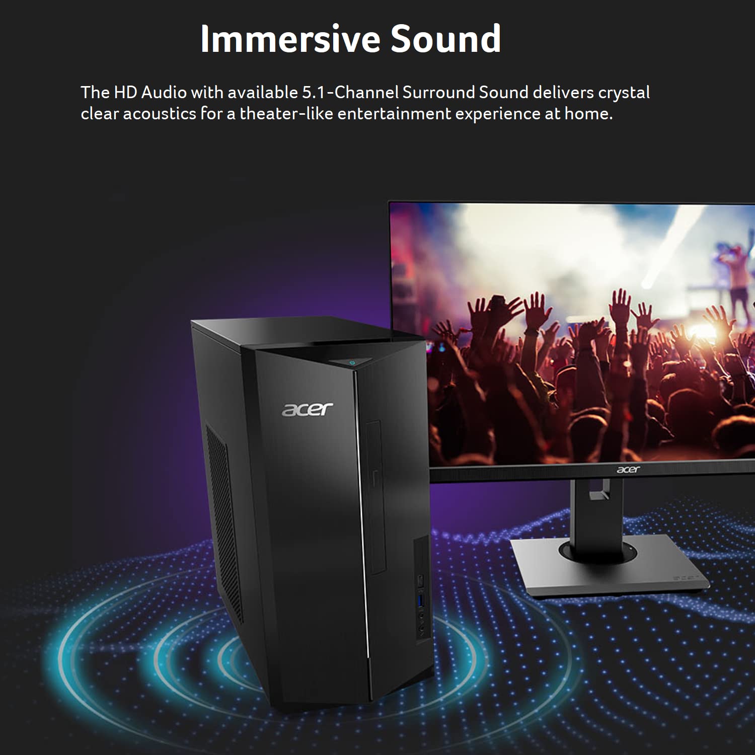 Acer Aspire TC Desktop with Intel Core i5 Performance