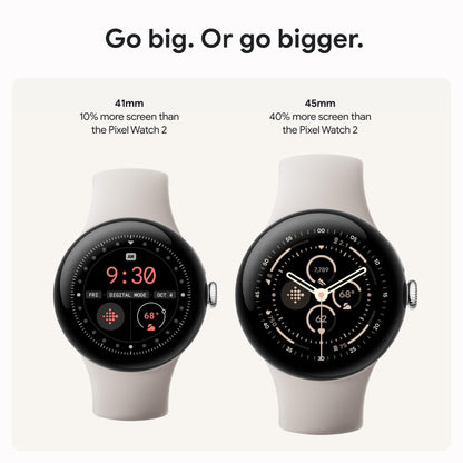 Google Pixel Watch 3 Android Smartwatch With Heart Tracking