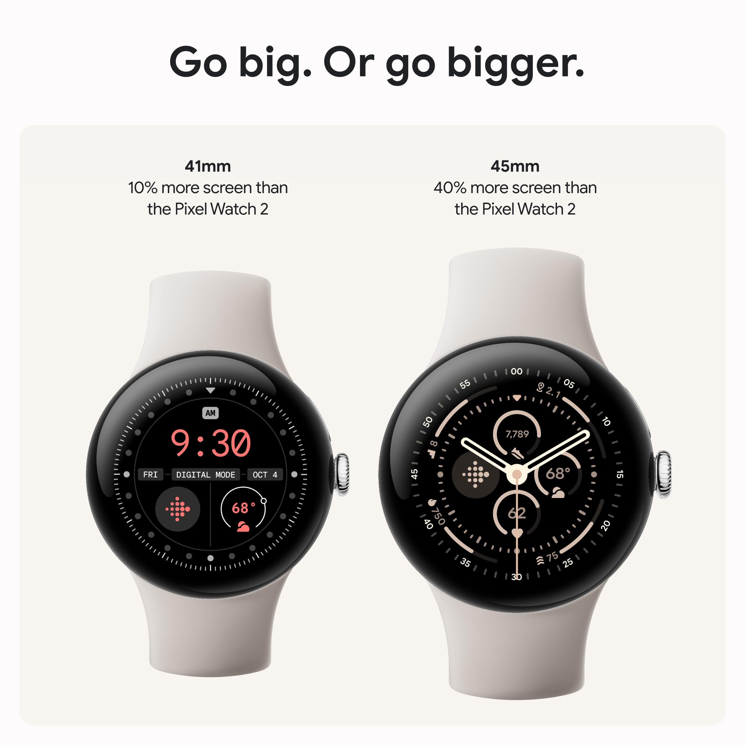 Google Pixel Watch 3 Android Smartwatch With Heart Tracking