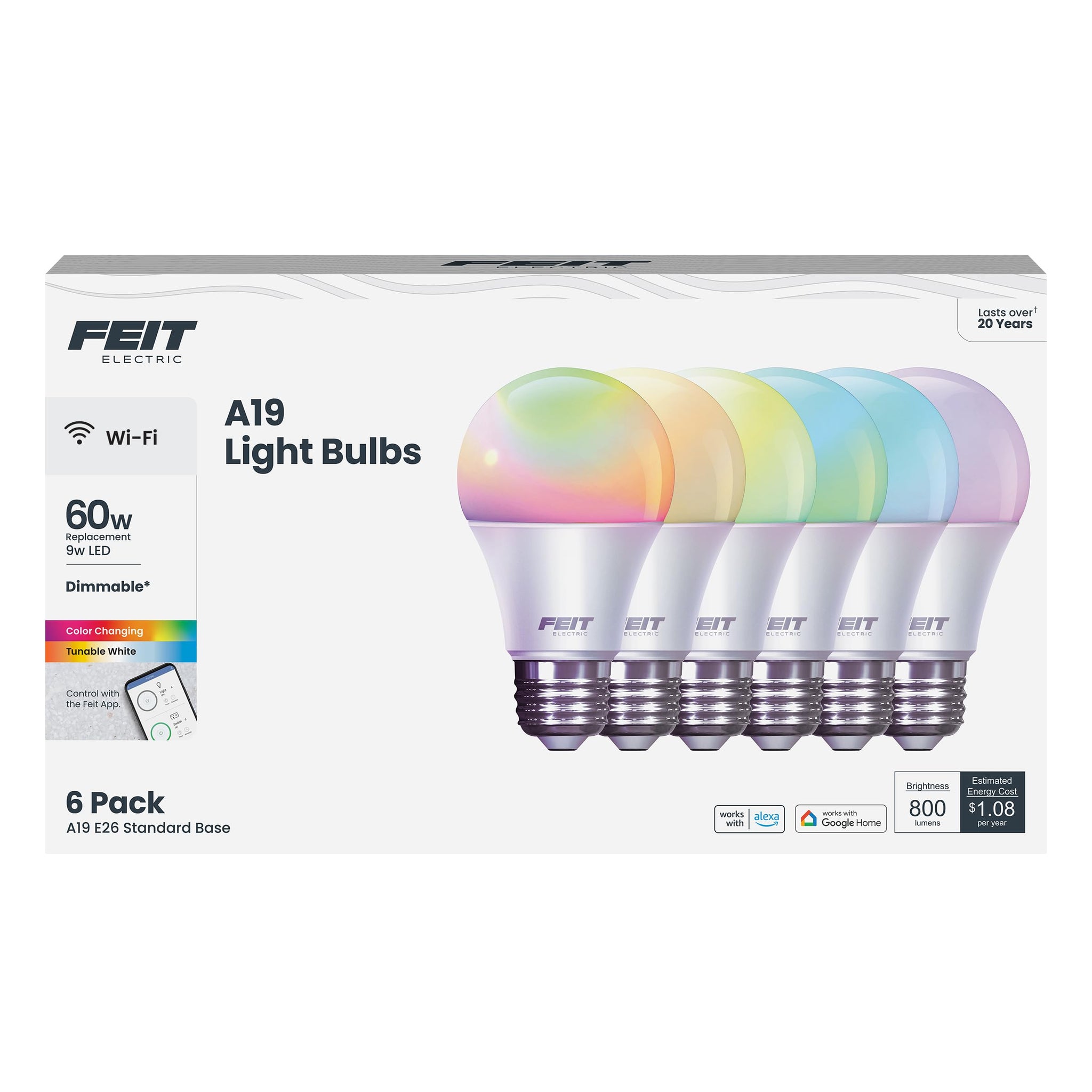 Smart RGB Color Changing LED Bulbs for Home Automation