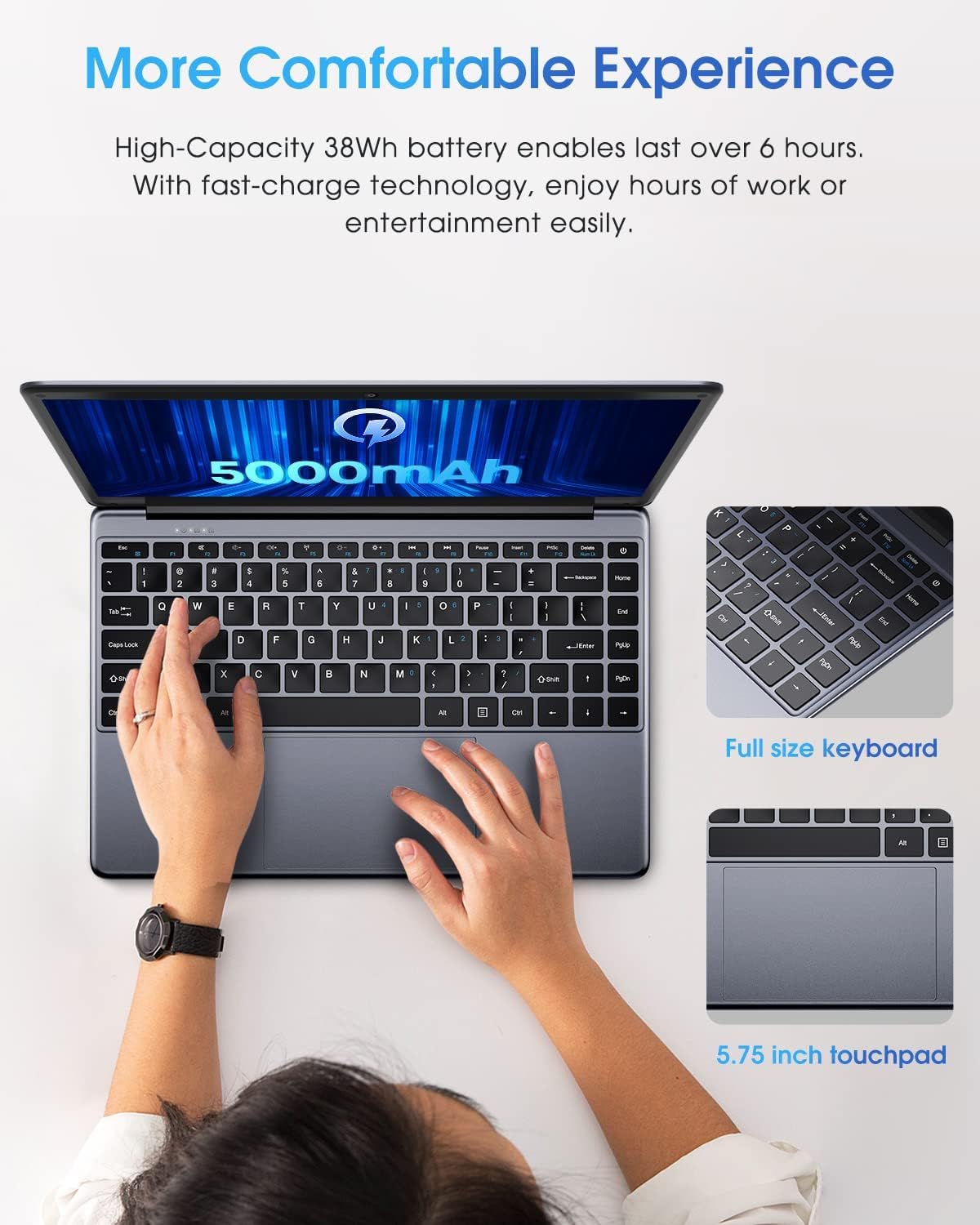 CHUWI HeroBook Pro Slim Laptop with 2K Display