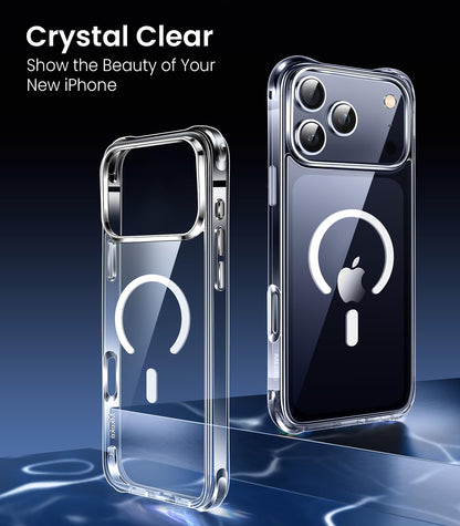 Mkeke Clear Case for iPhone 17 Pro Max Shockproof Bumper