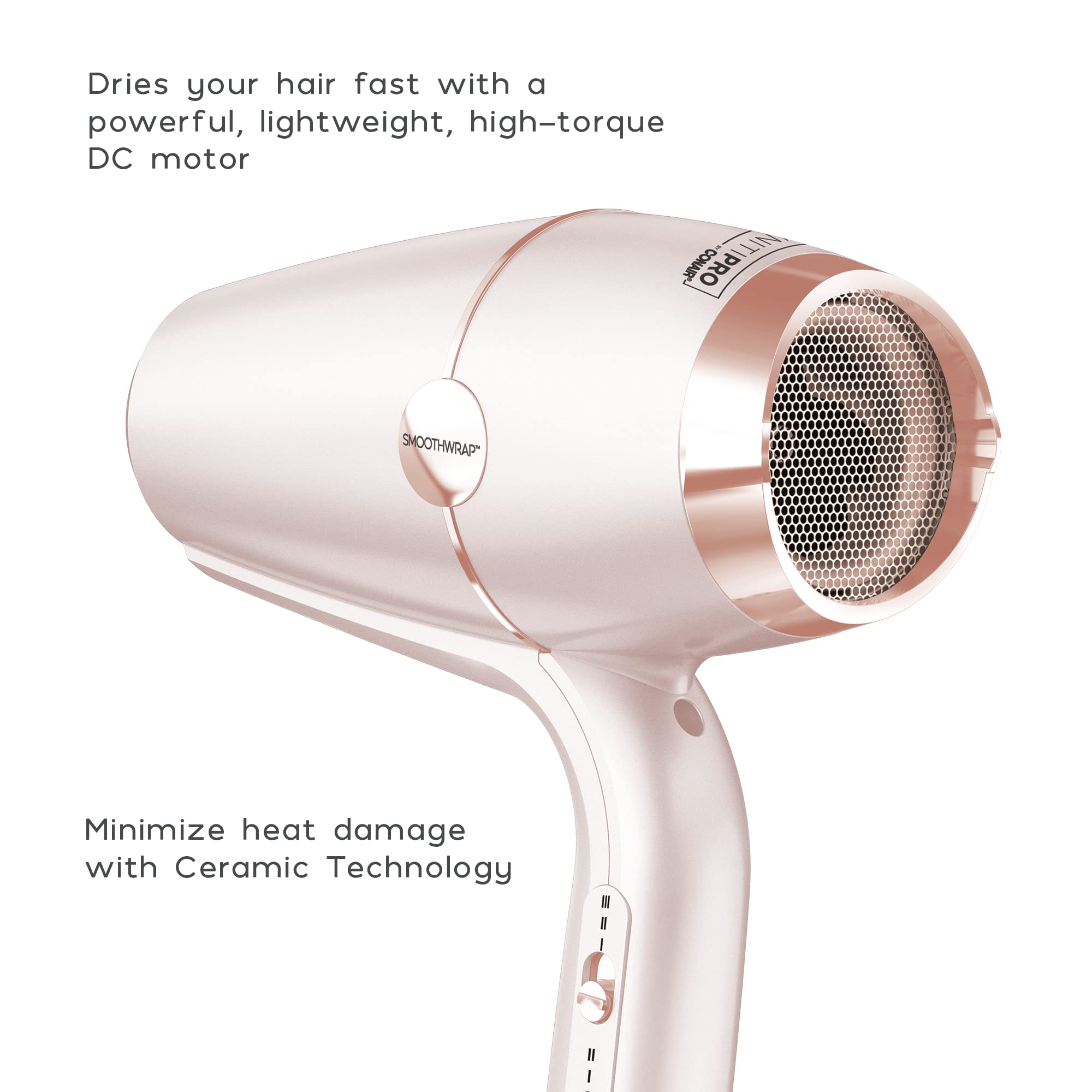 InfinitiPro SmoothWrap Hair Dryer for Frizz-Free Volume