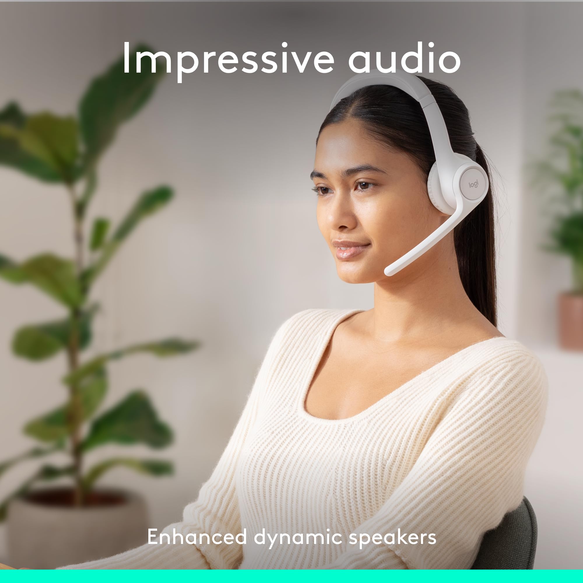 Logitech Zone 301 Wireless Headset with Noise Cancellation