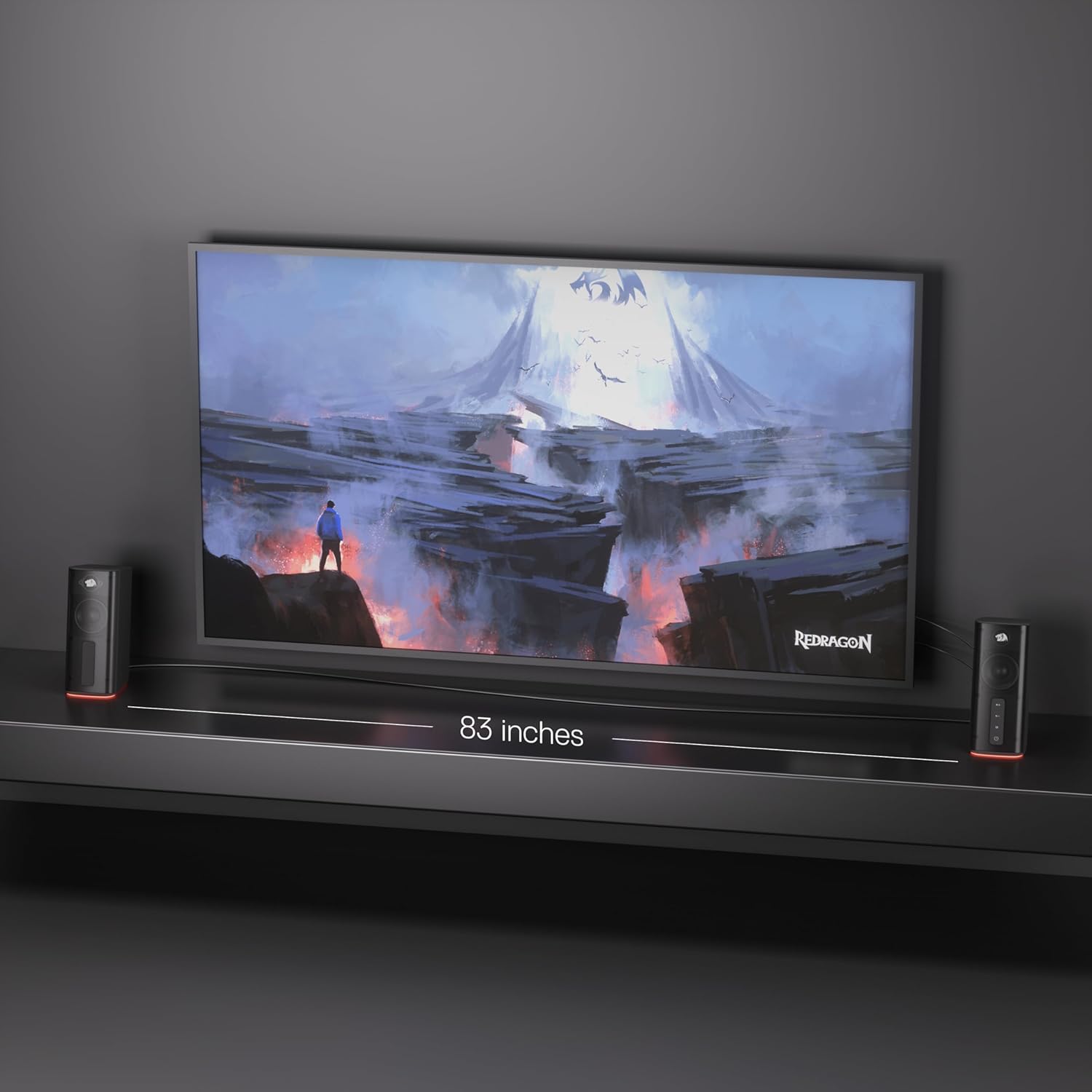 Redragon GS814 Bluetooth Desktop Speakers with Enhanced Bass