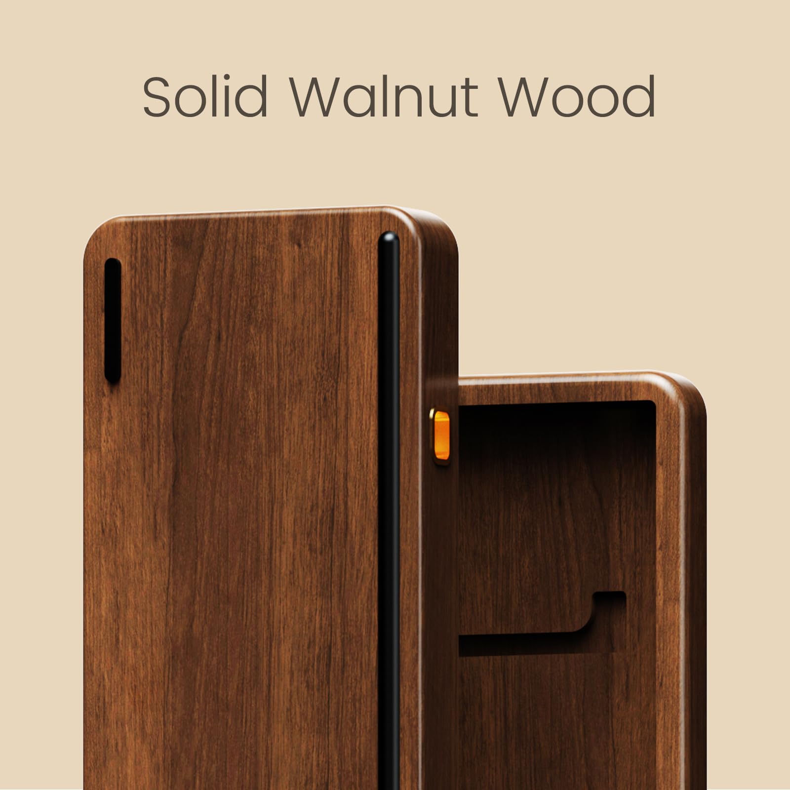 Akko Mechanical Gaming Keyboard With Walnut Case