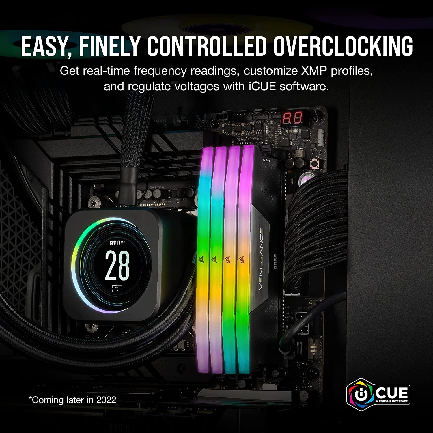 Corsair Vengeance RGB DDR5 RAM 32GB High Speed Memory