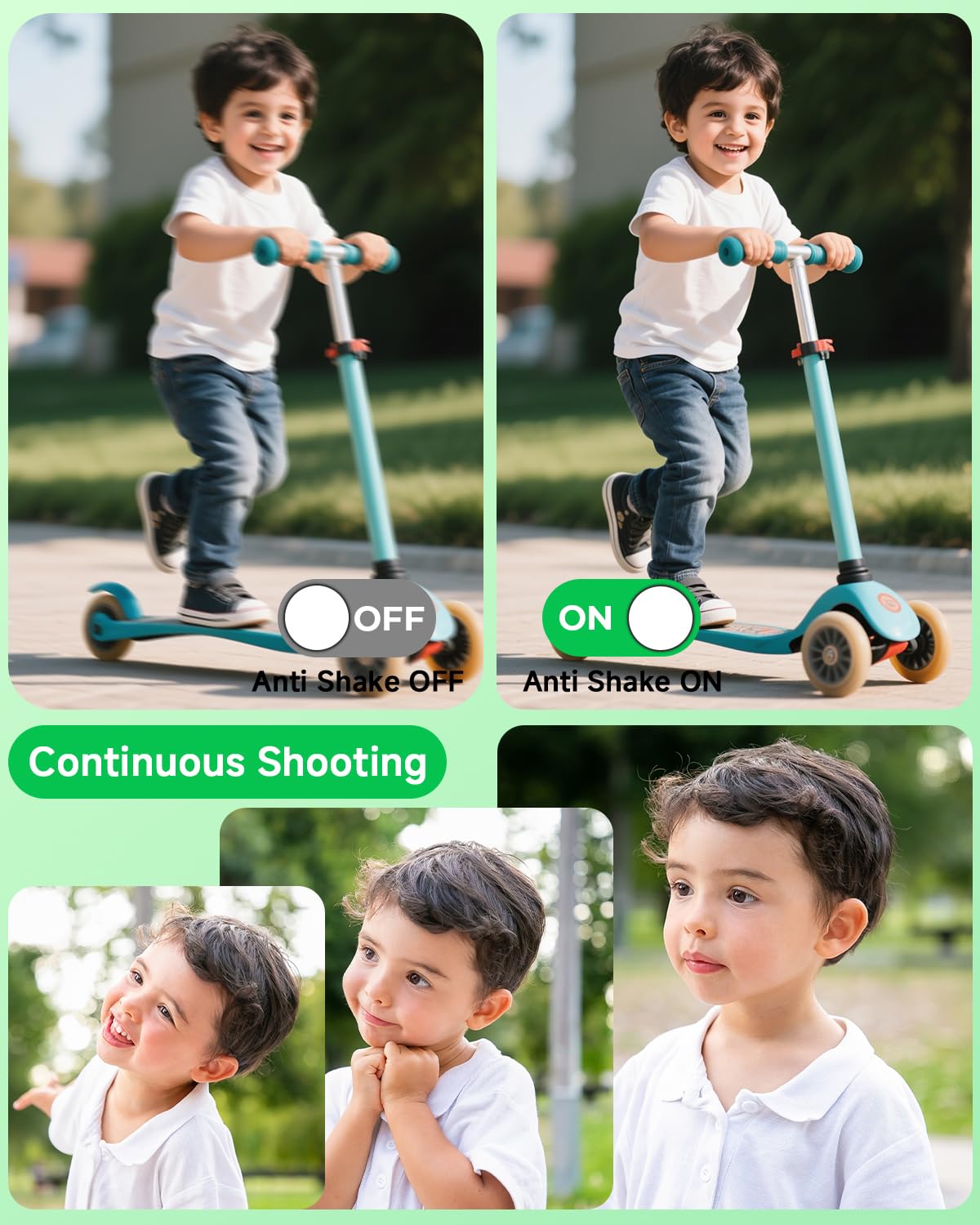 44MP Compact Digital Camera with 16X Zoom for Kids