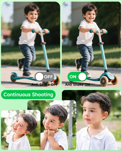 44MP Compact Digital Camera with 16X Zoom for Kids