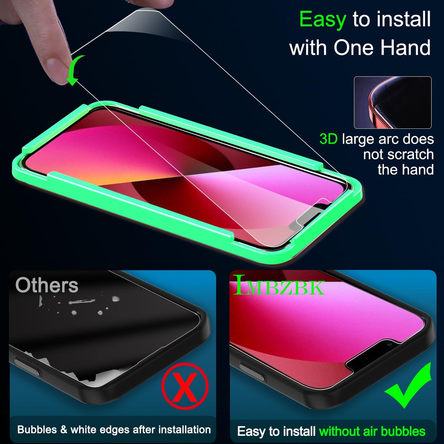 IMBZBK Privacy Screen Protector For IPhone 17 Pro Max 3 Pack