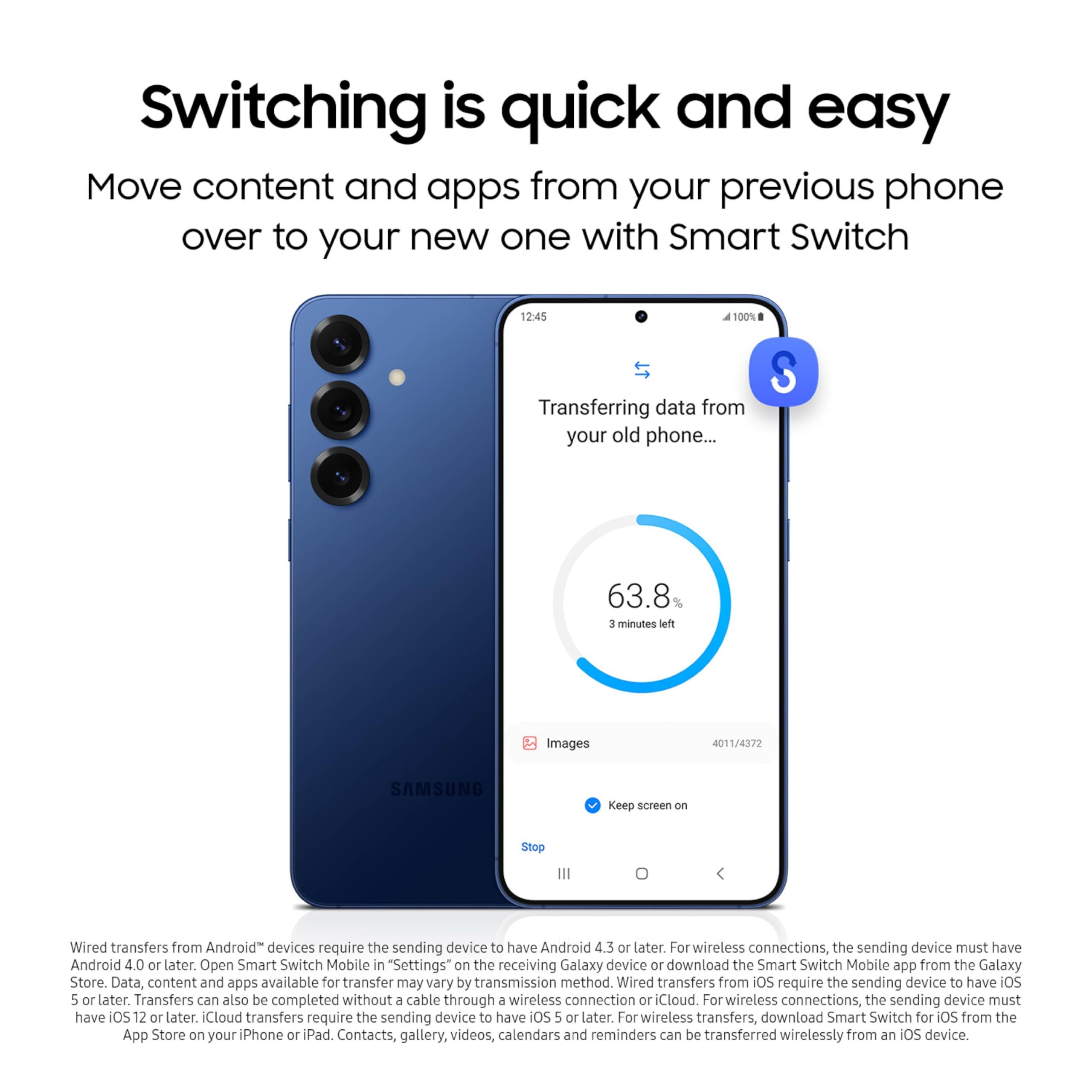 Samsung Galaxy S25 Unlocked Android Phone AI Night Mode