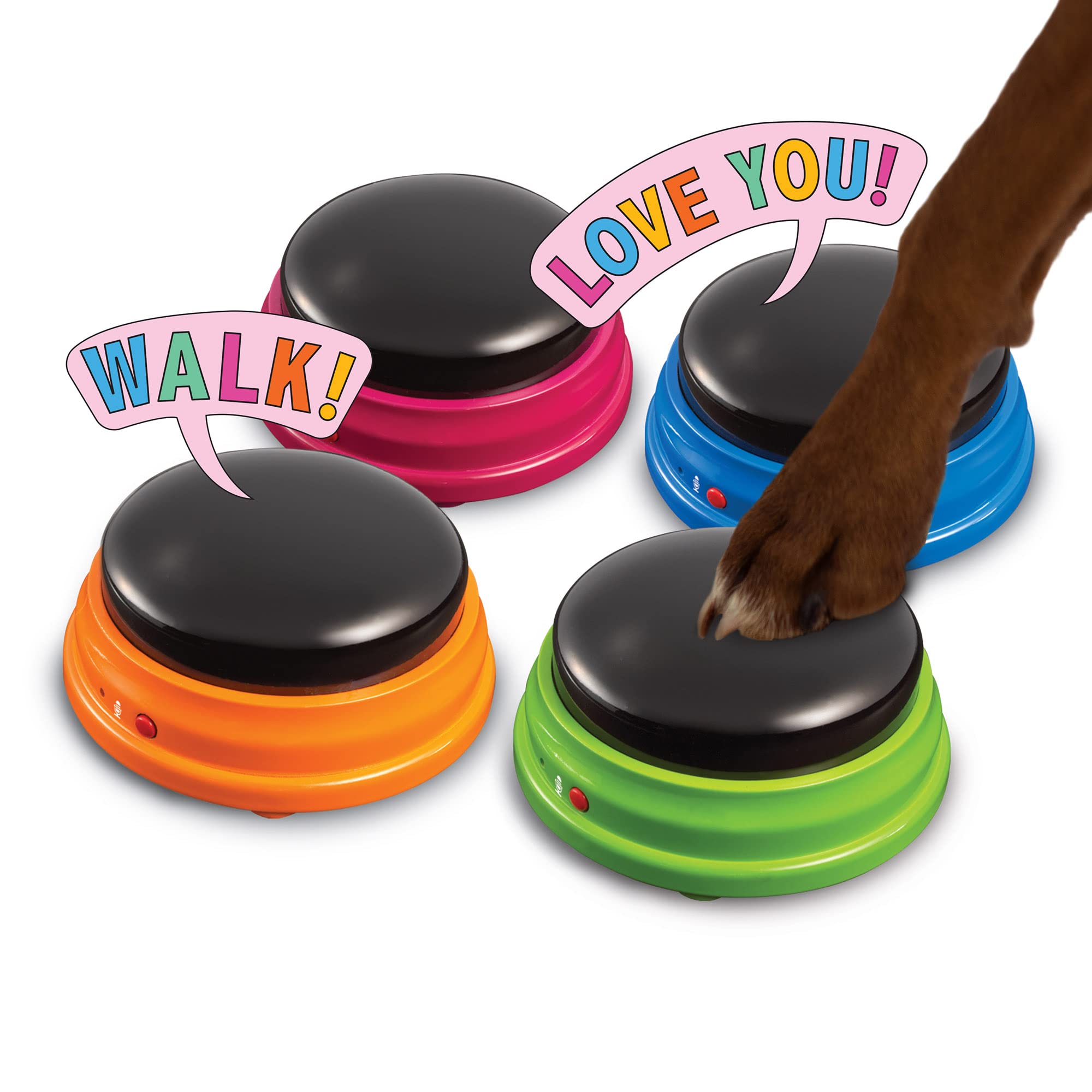 Talking Buttons Starter Set for Dog Communication