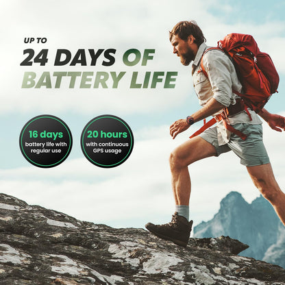 Amazfit Active Edge Rugged GPS Smart Watch 16 Day Battery