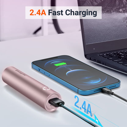 EnergyQC 5000mAh Fast Charging Portable Charger USBC Input