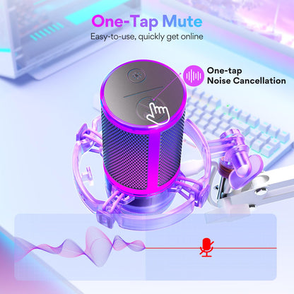 Maono Gaming USB Microphone DGM20S With Noise Cancellation