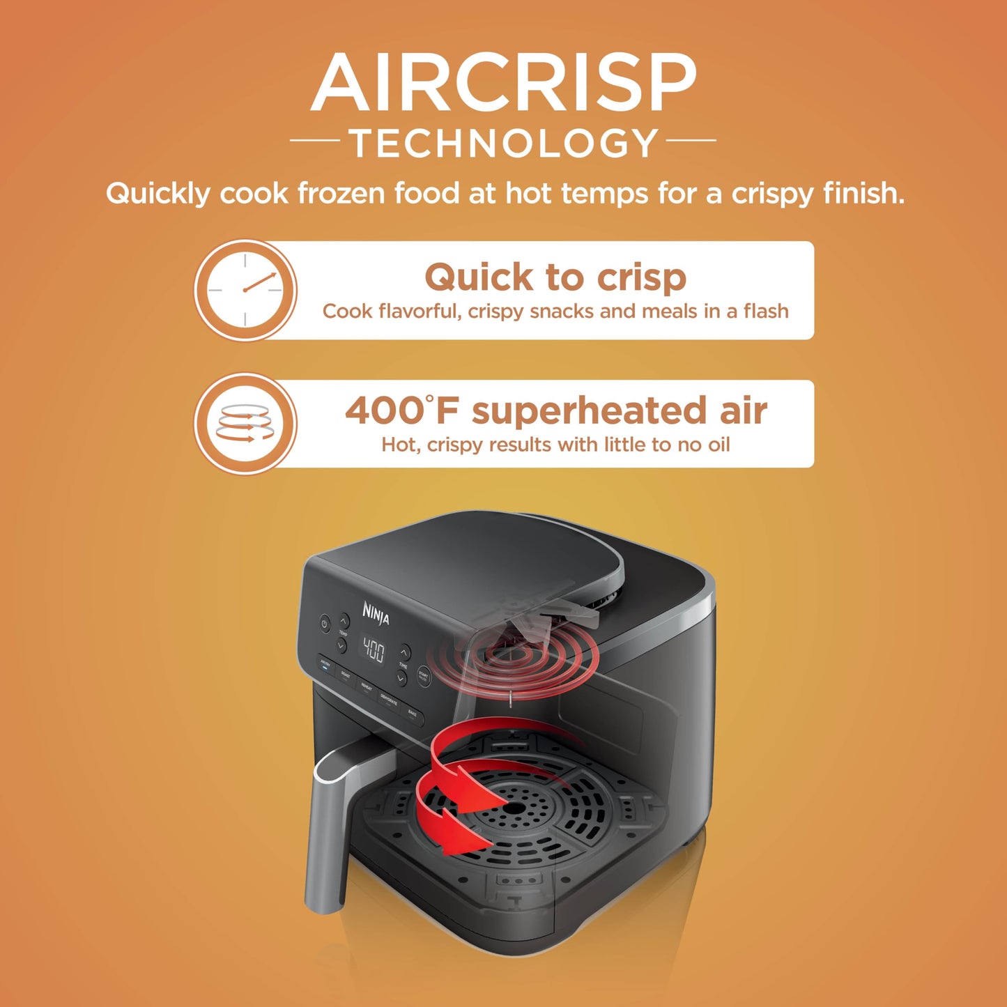 Ninja Air Fryer Pro 4 in 1 with Healthy Crisping Technology