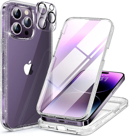 Miracase Glass Series iPhone 11 Rugged Case 6.1 9H Purple