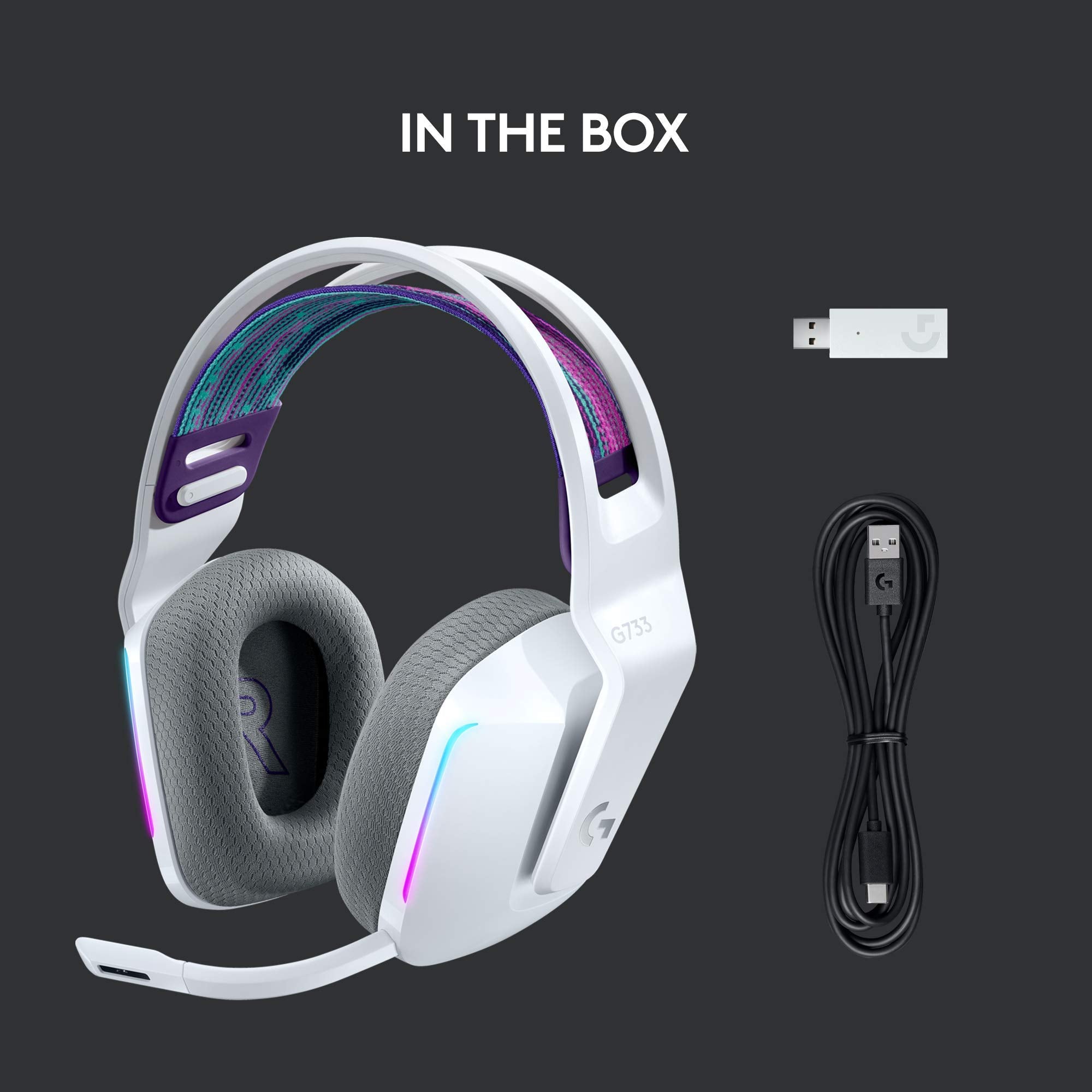 Logitech G733 Wireless Gaming Headset with Premium Audio