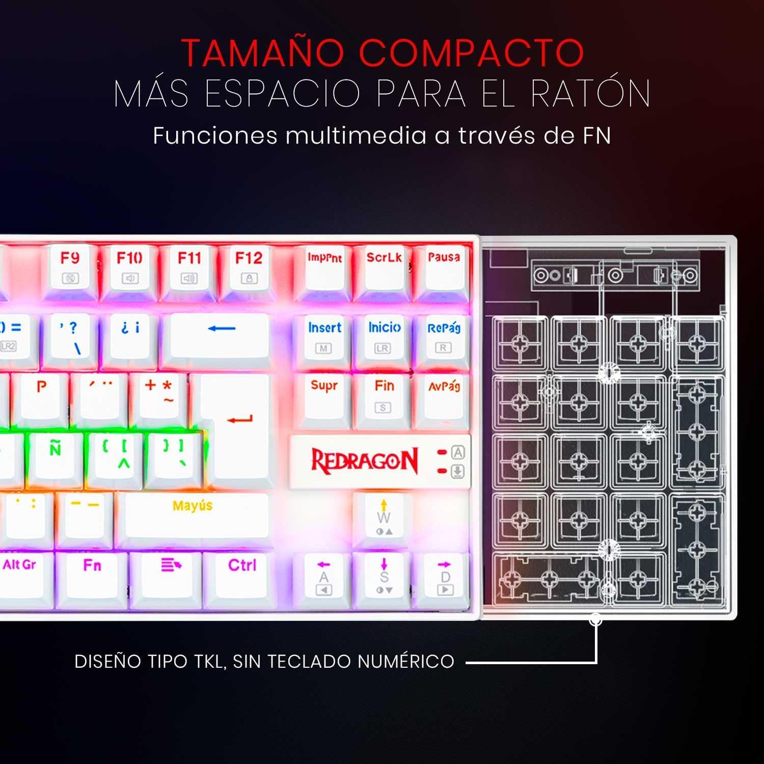 Redragon K552 Mechanical Gaming Keyboard with Red Switches