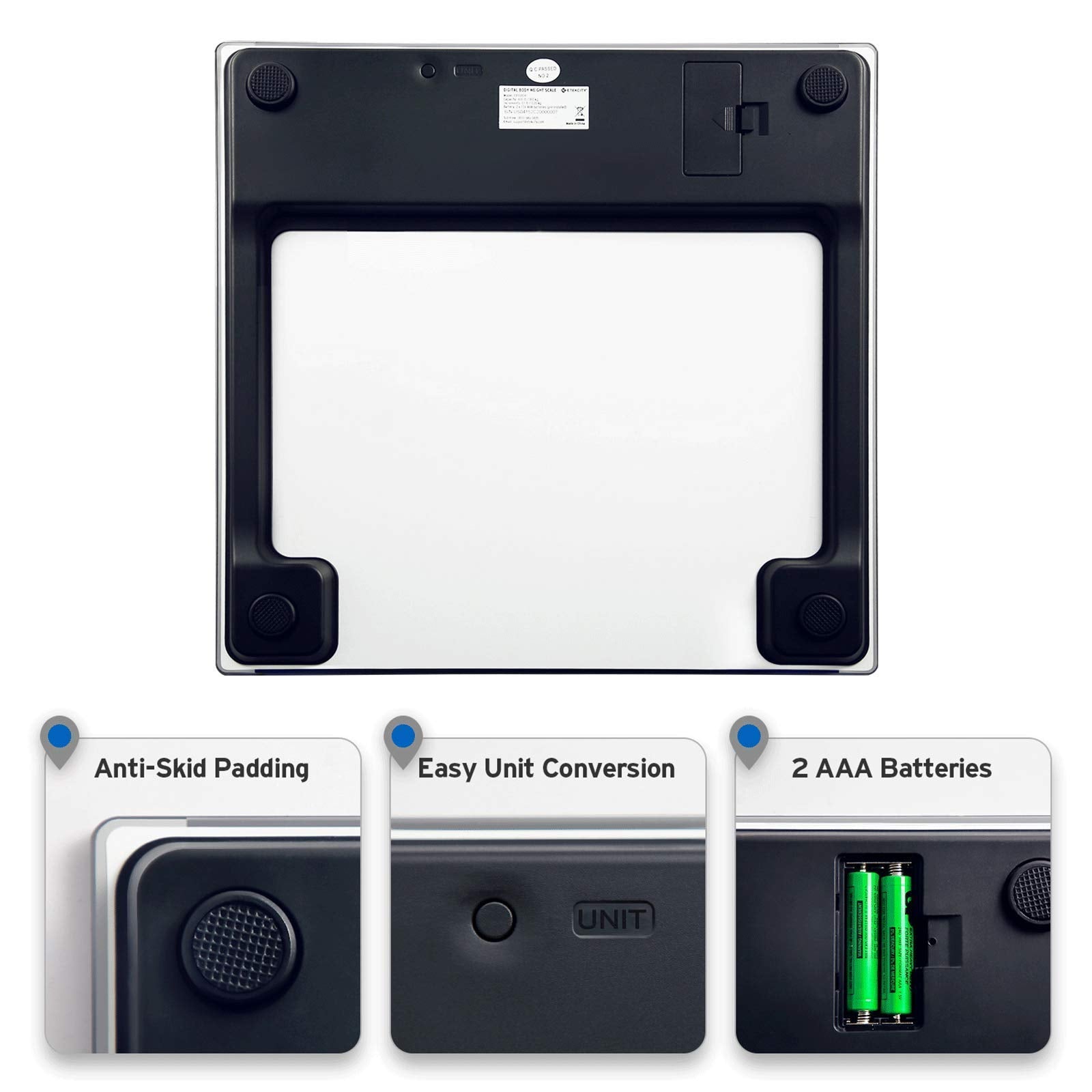 Smart Body Weight Scale with Accurate BMI Tracking