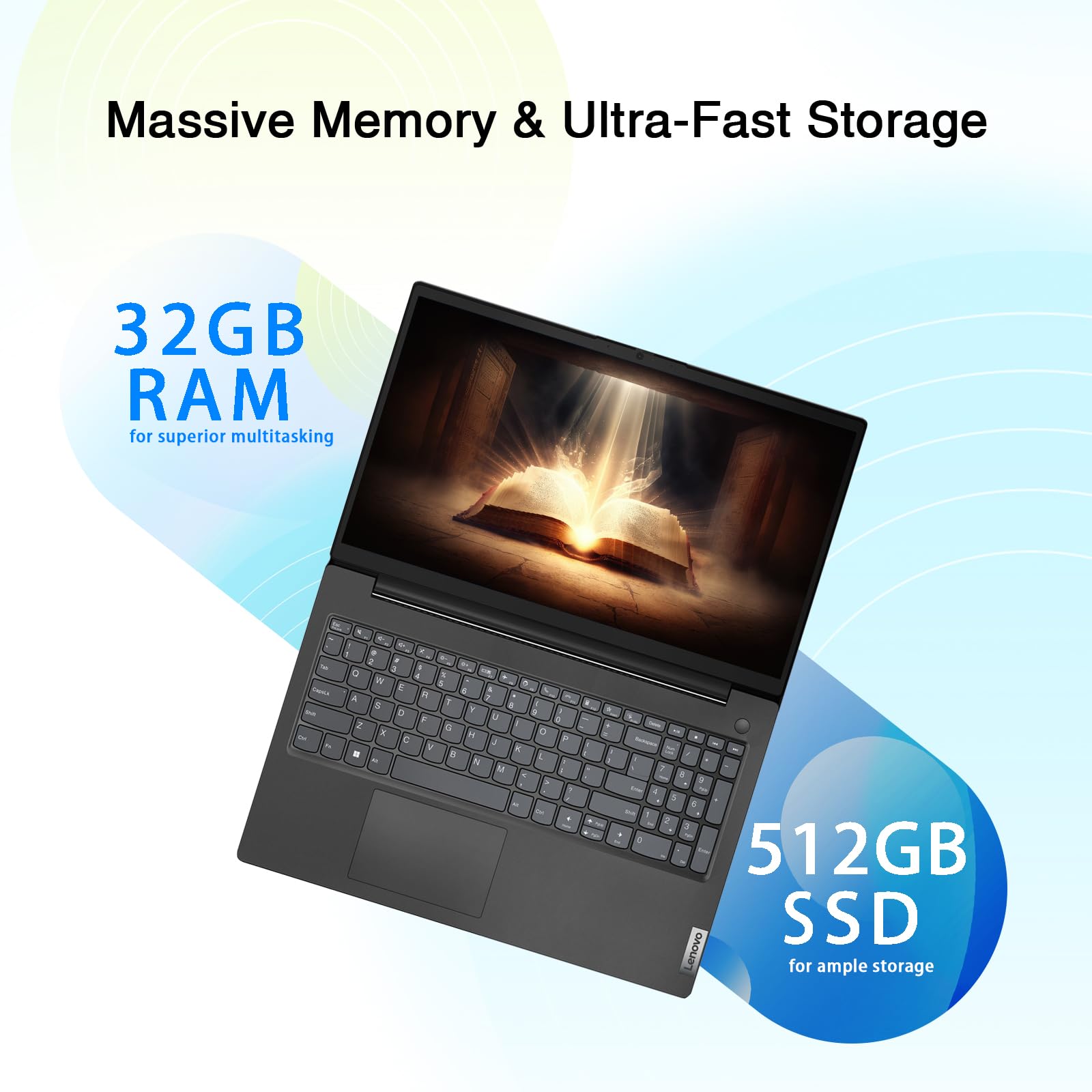 Lenovo V15 Business Laptop with 32GB RAM and 1TB SSD