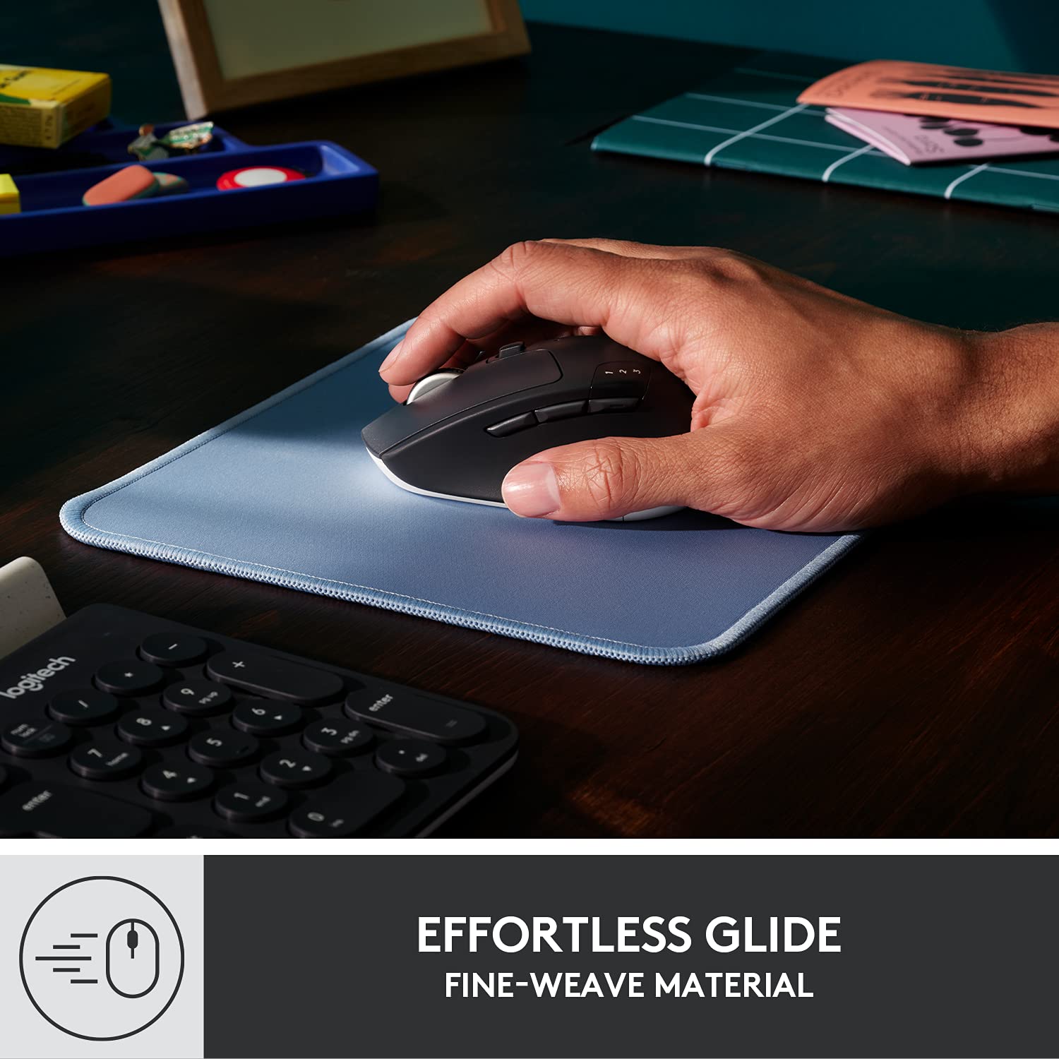 Logitech Studio Series Mouse Pad with Anti-Slip Base