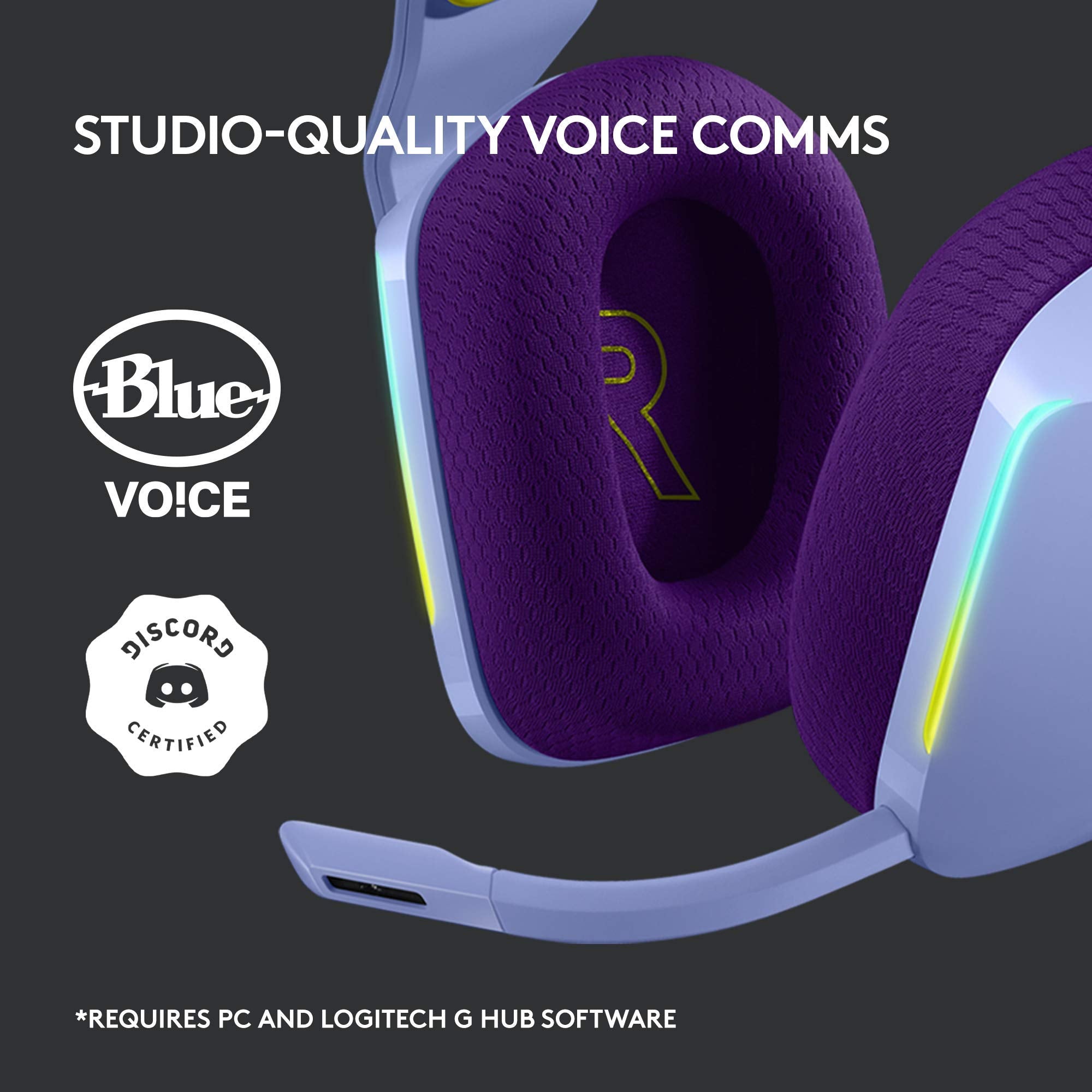 Logitech G733 Wireless Gaming Headset with Premium Audio