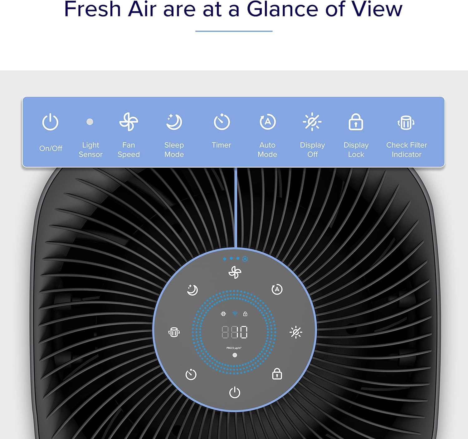 Levoit Smart Air Purifier for Large Rooms