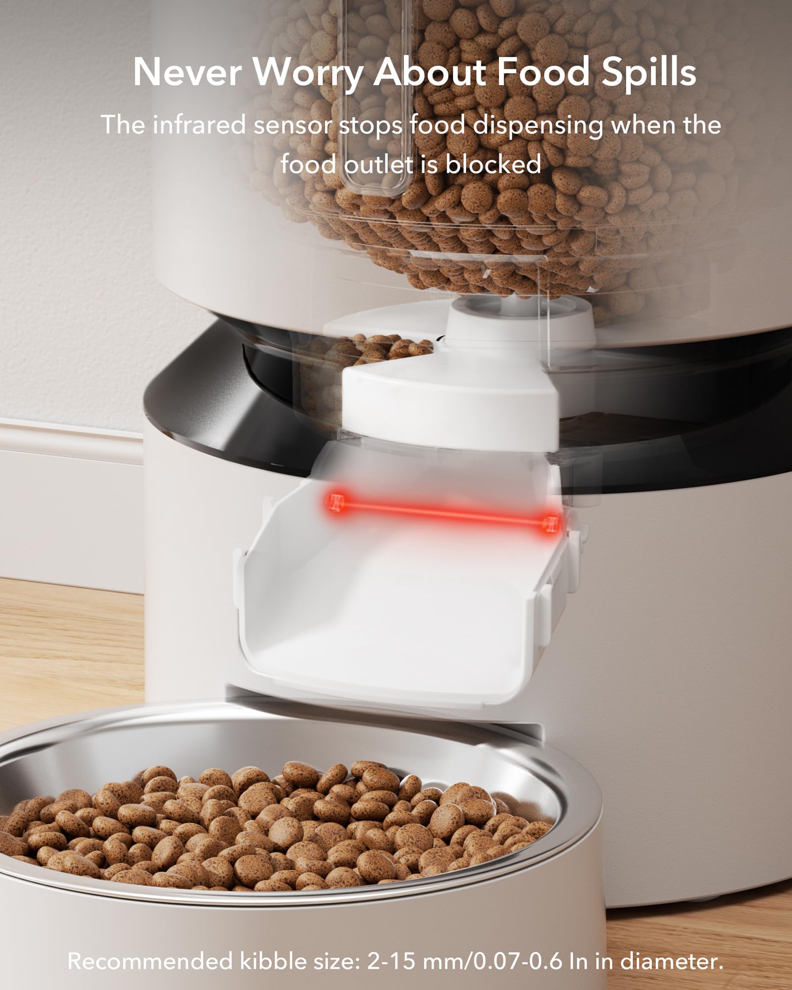 Automatic Cat Feeder with Freshness Preservation and Timed Meals