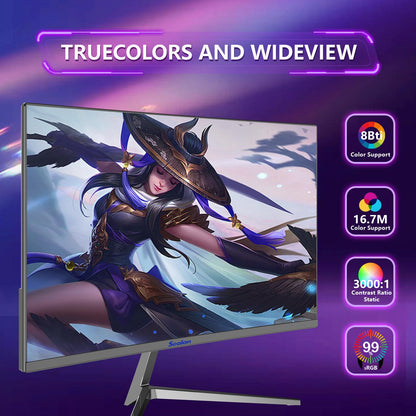 27 Inch IPS Gaming Monitor 100Hz Frameless 1080P HDMI