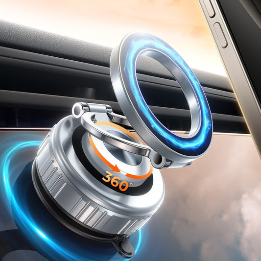 Dimoncoat 2026 Upgraded Metal 360 Degree Vacuum Phone Mount
