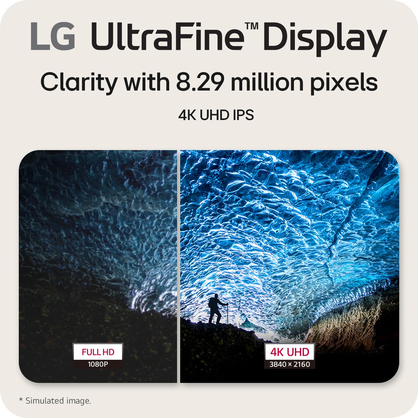 LG 27 Inch 4K UHD Monitor with Borderless Design