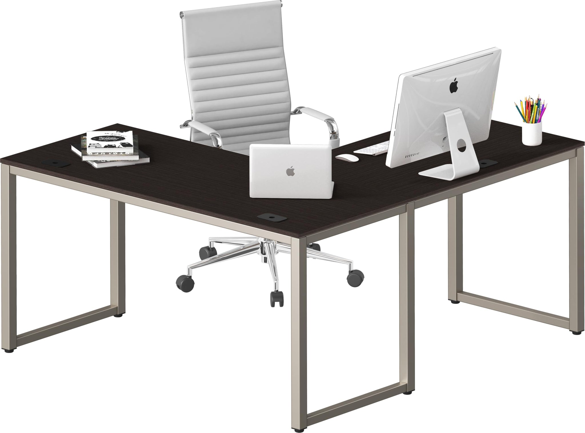 Commercial-Grade L-Shape Corner Desk for Efficient Workspaces