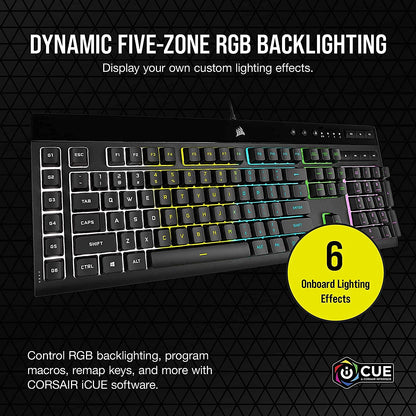 Corsair K55 RGB Pro Gaming Keyboard with Macro Keys
