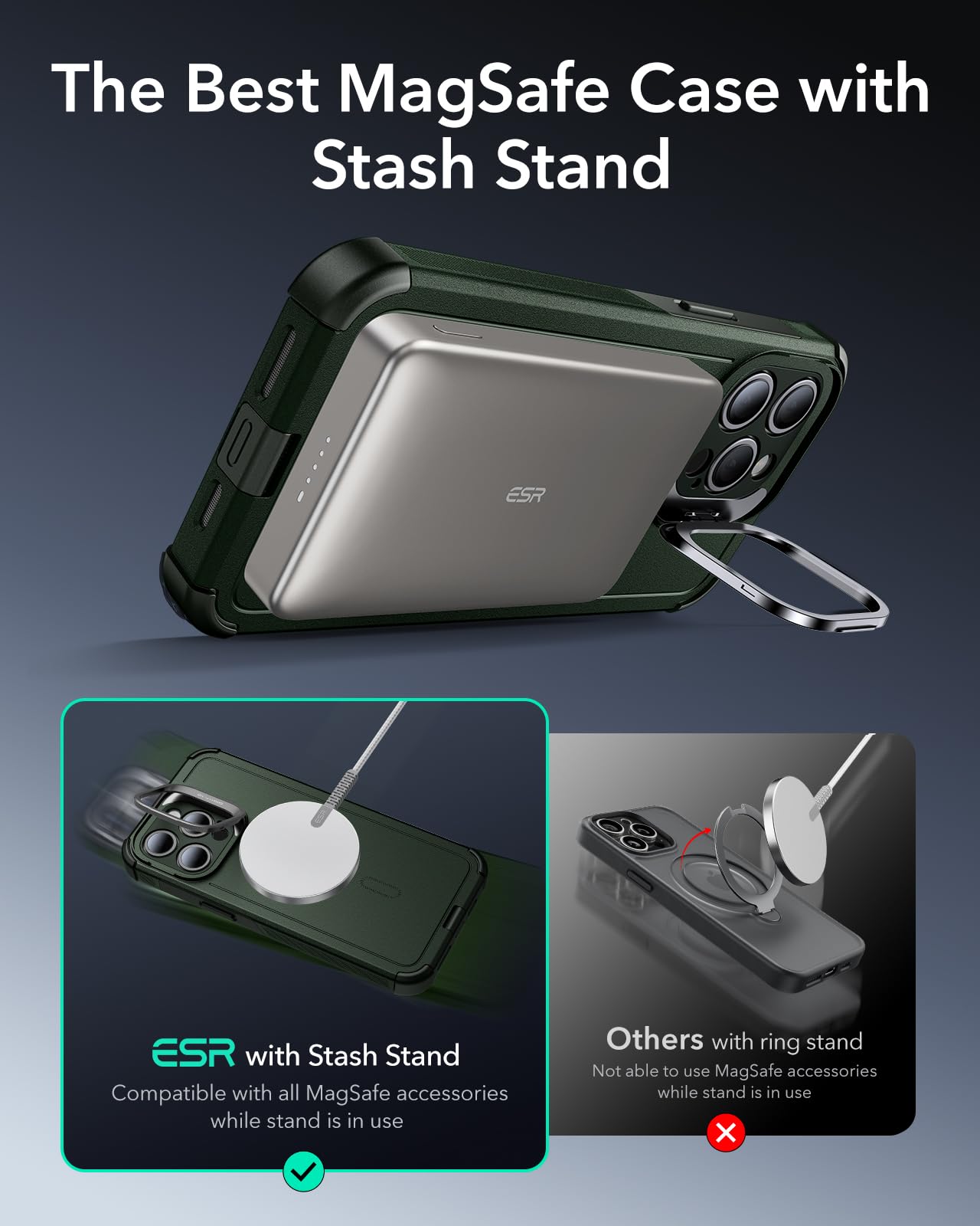 ESR iPhone 16 Pro Case with Military-Grade Protection