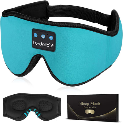 Sleep Headphones Bluetooth Eye Mask for Side Sleepers