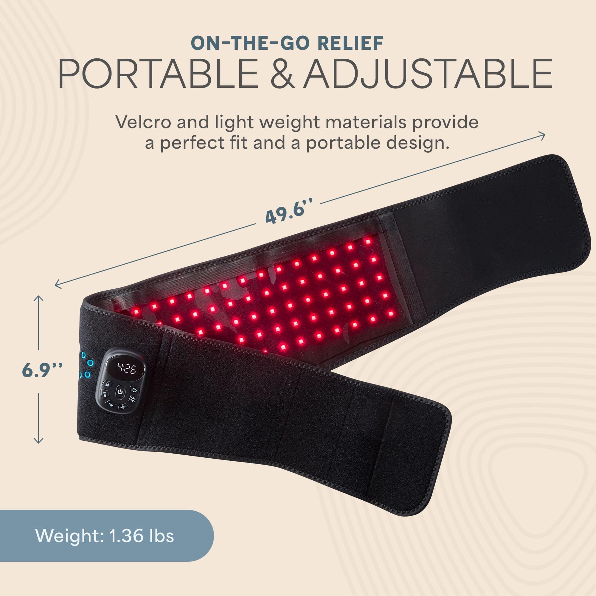Lifepro Red Light Therapy Belt for Muscle Relaxation