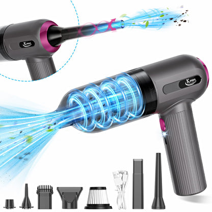 KMM Handheld Car Vacuum Cleaner 9000Pa 120W LED Light