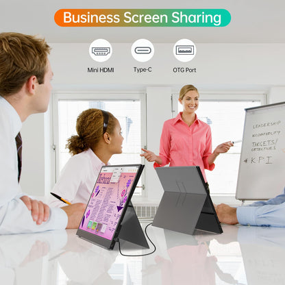 MNN 15.6 Inch Portable Monitor FHD 1080P IPS USB C HDMI