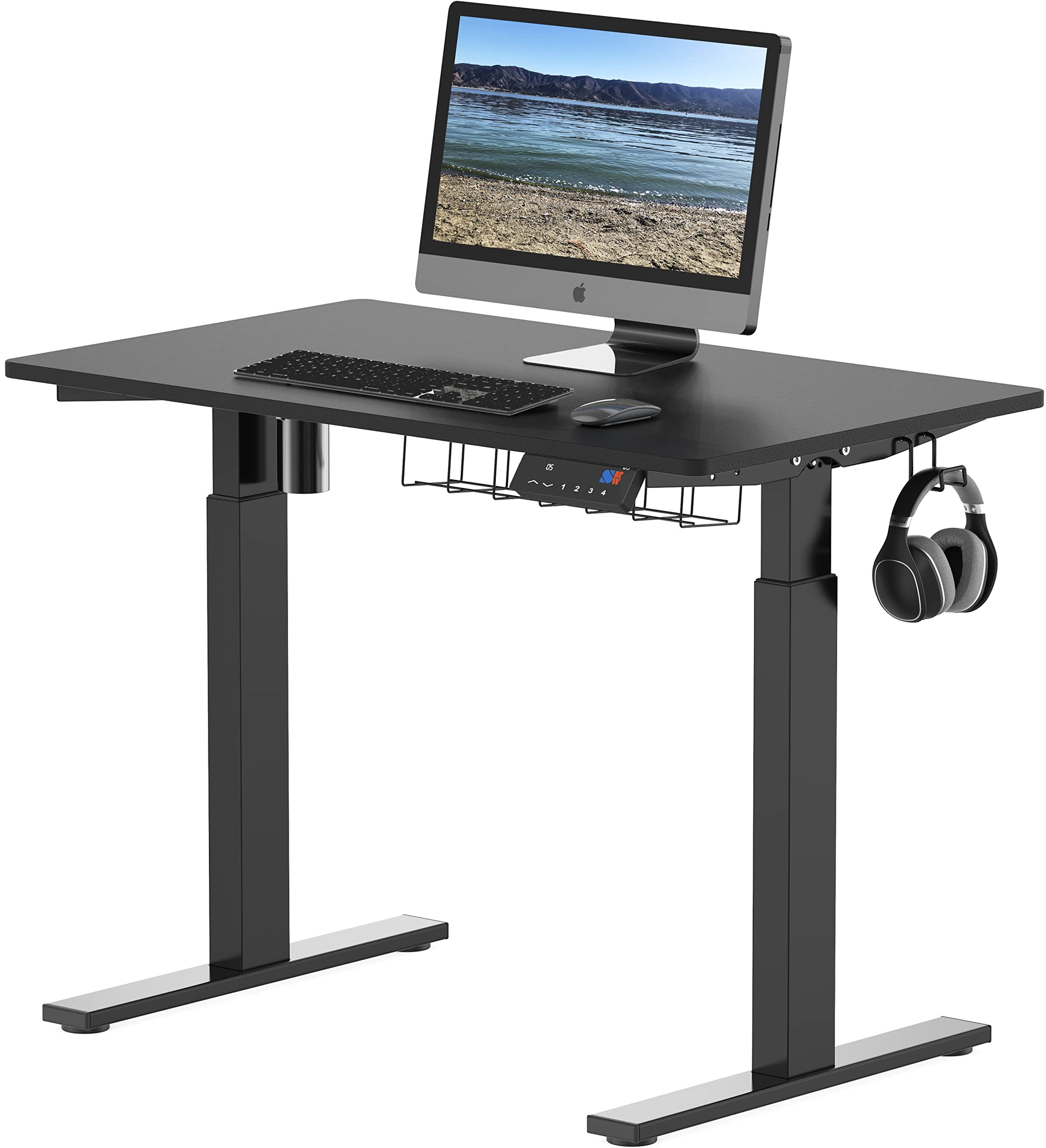 Height Adjustable Standing Desk with Memory Preset Feature