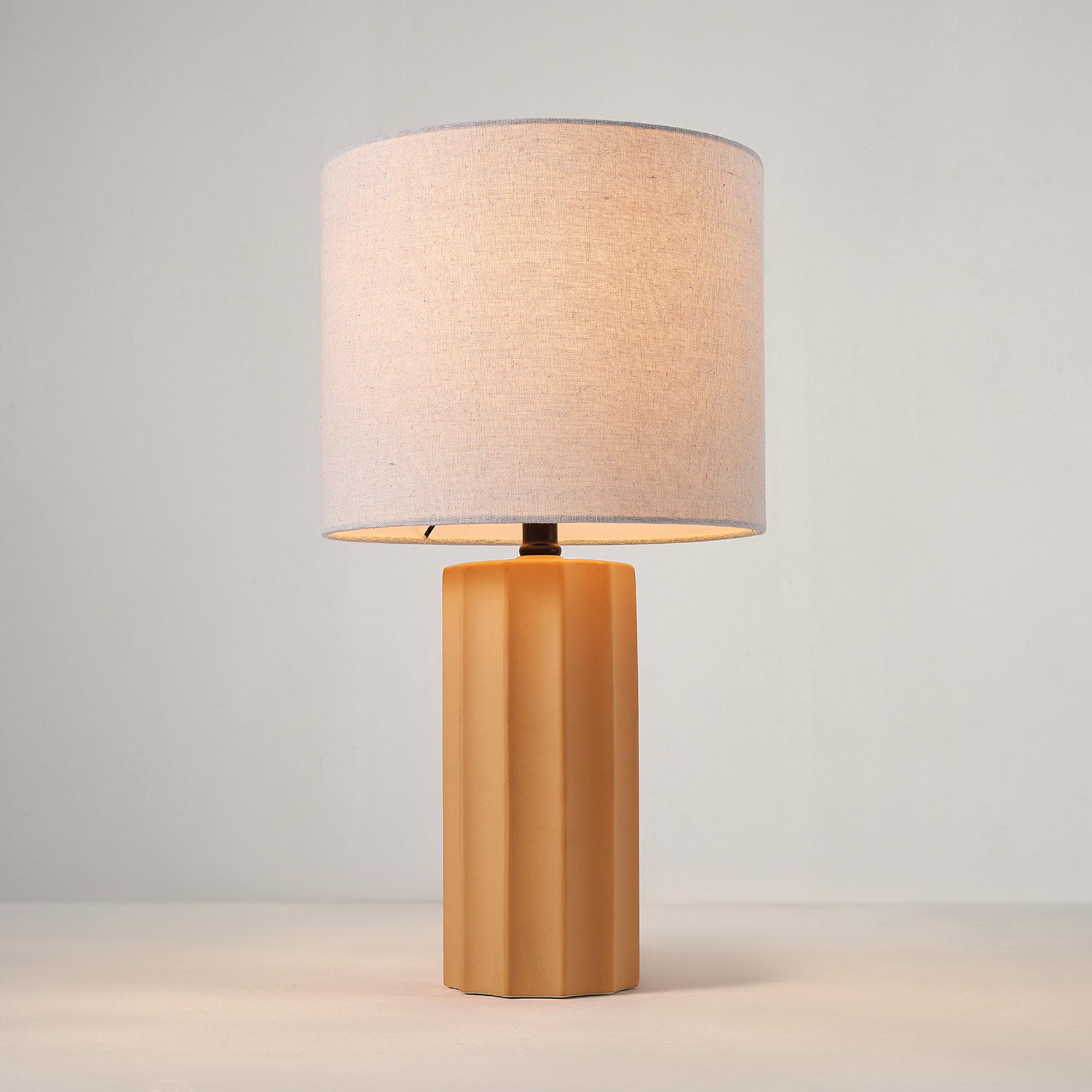 Maya 21 Inch Clear Glass Fillable Table Lamp
