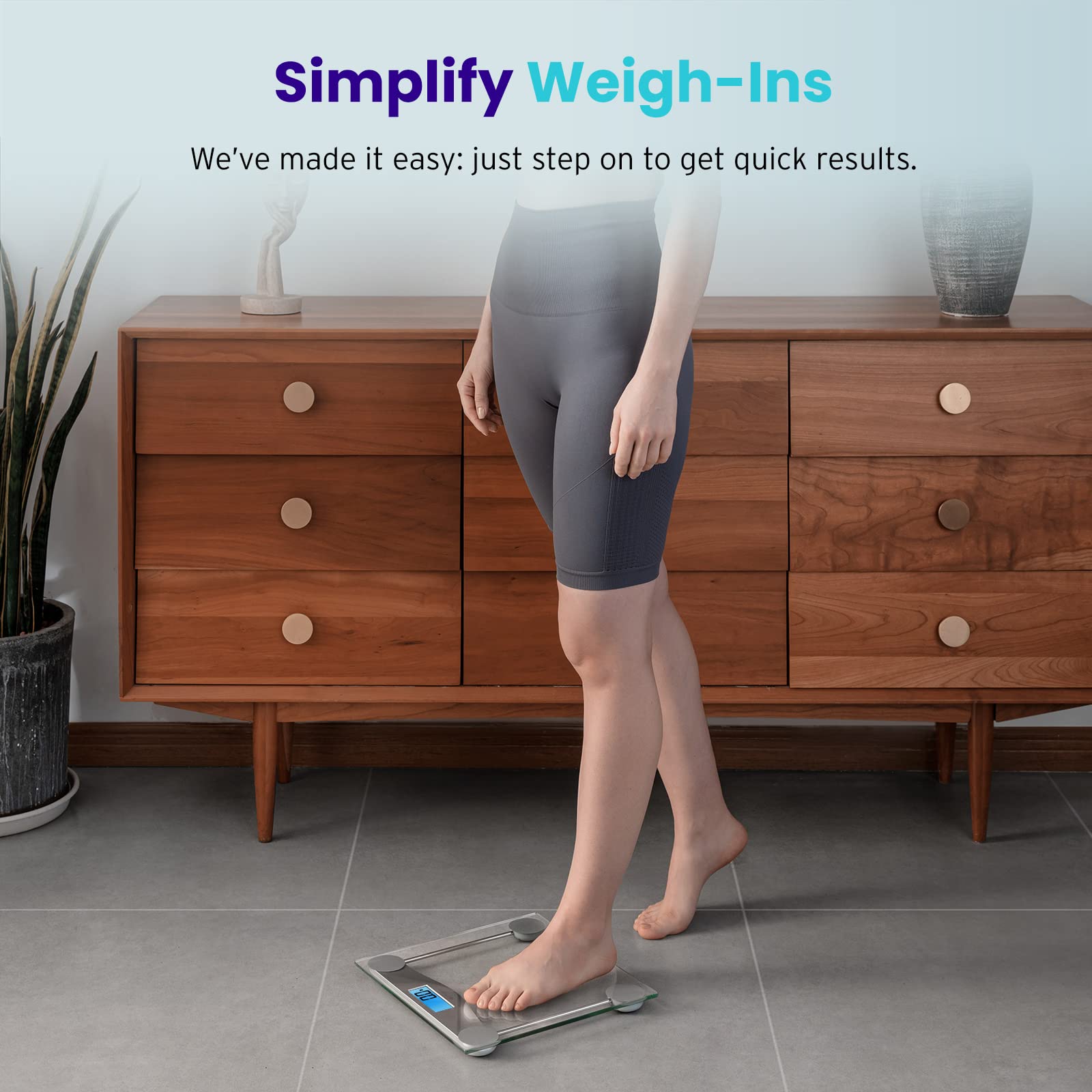 Smart Body Weight Scale with Accurate BMI Tracking
