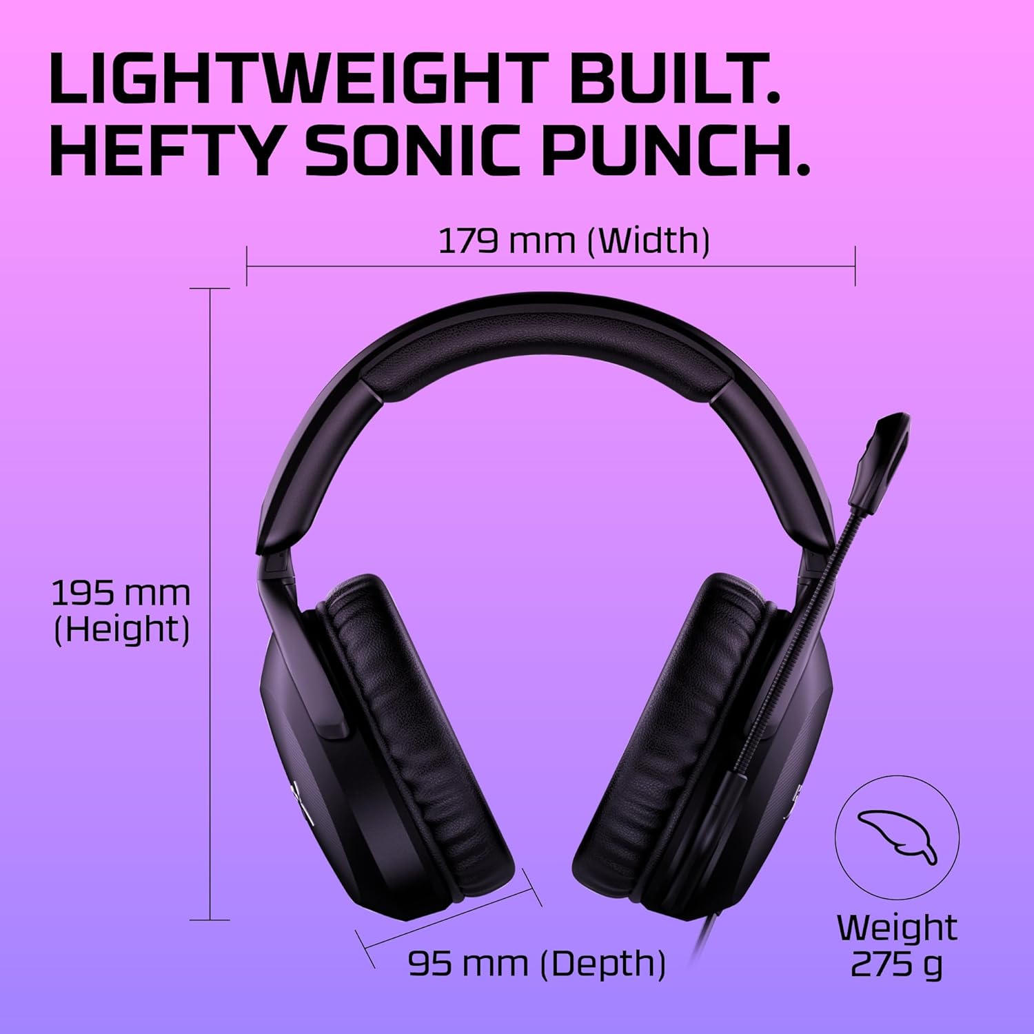 Lightweight Gaming Headset with DTS Audio Technology