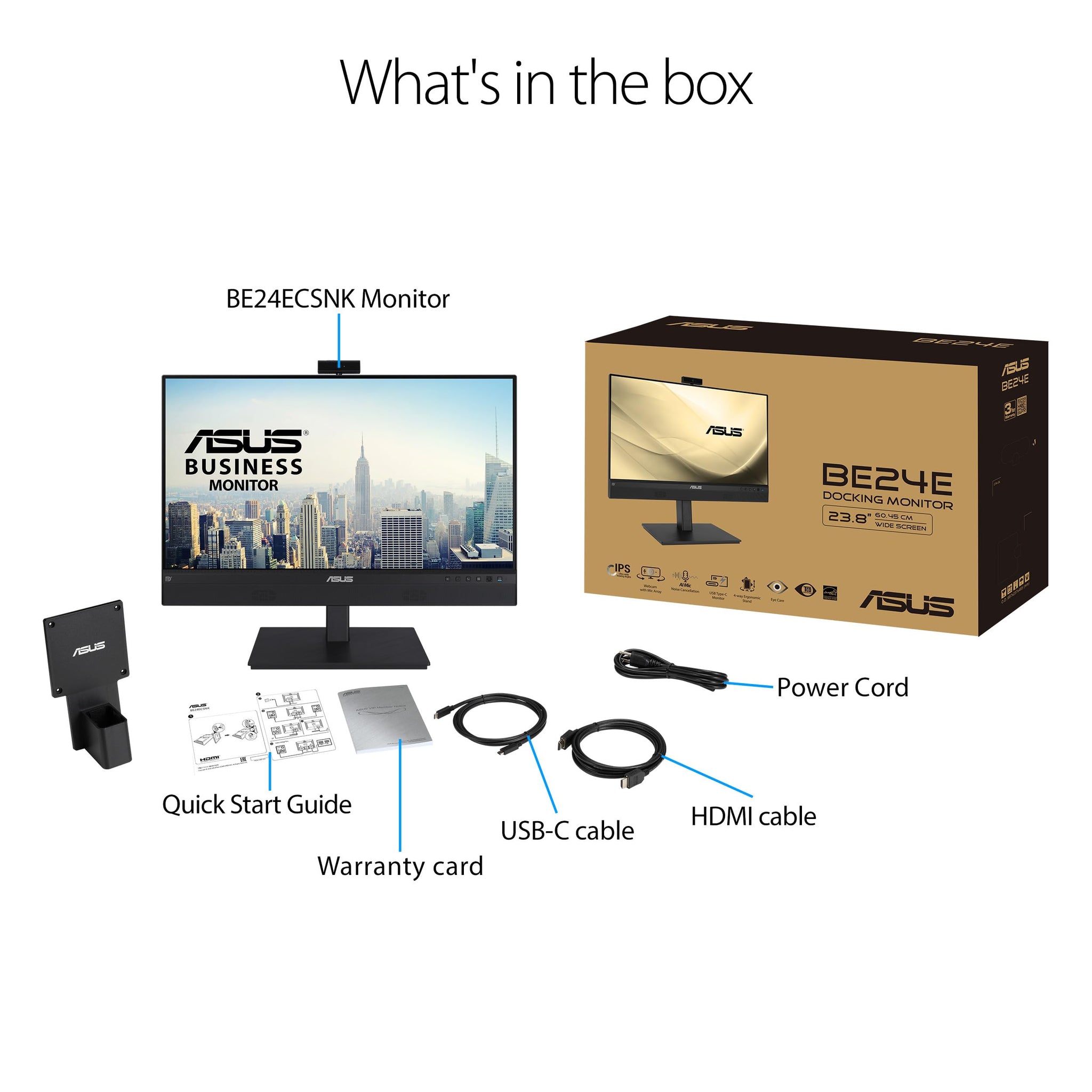 ASUS 23.8 Inch Full HD Monitor with Eye Care Technology