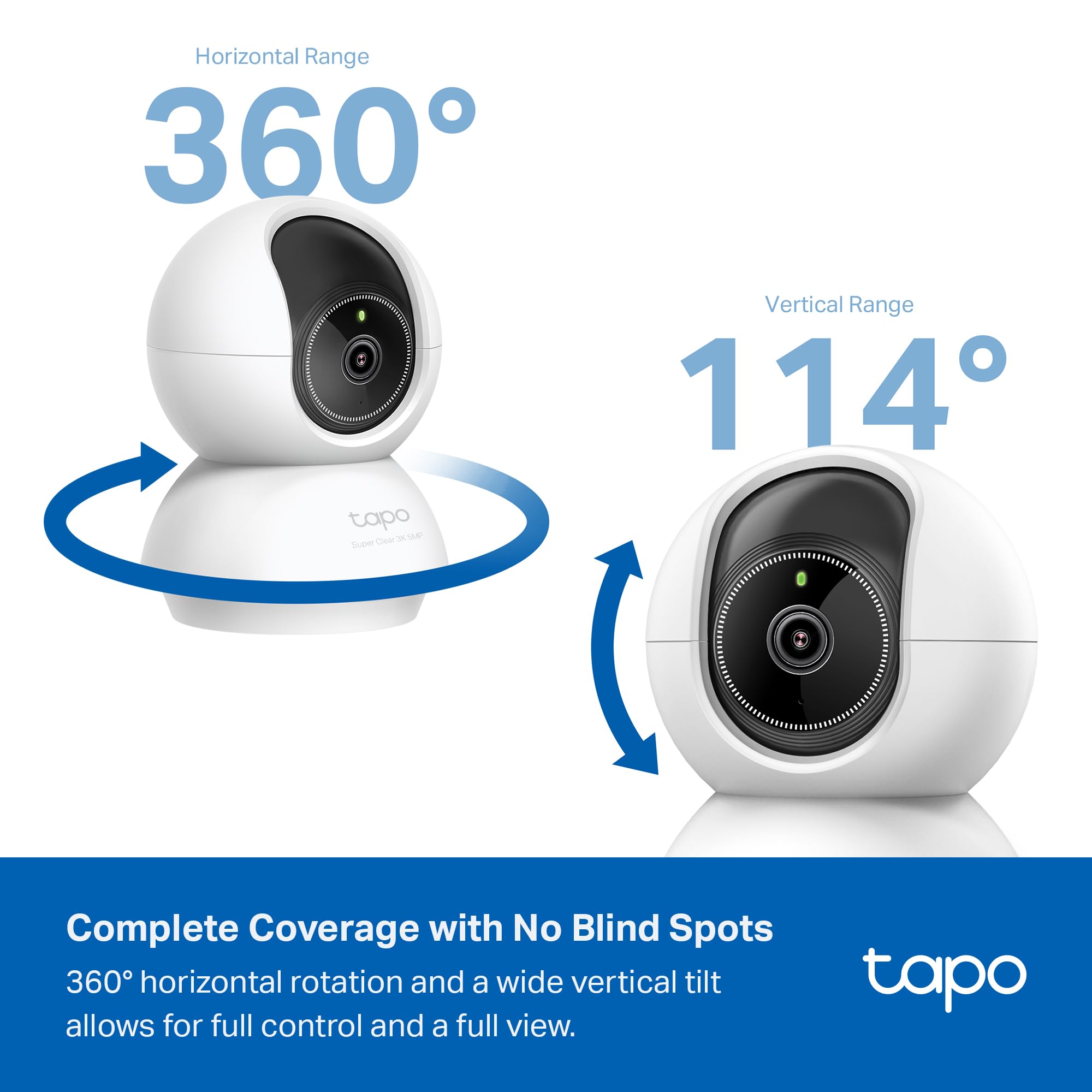 TP-Link Tapo 2K QHD Pan Tilt Security Camera
