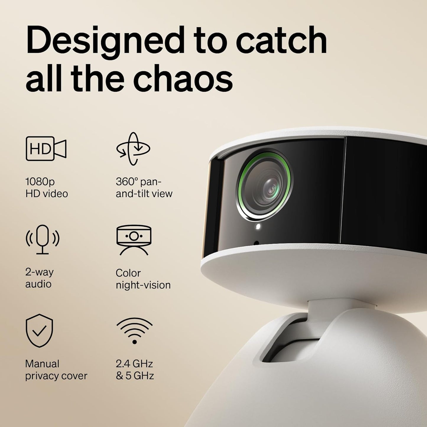 AI Dog Camera with Multi Pet Recognition and Night Vision
