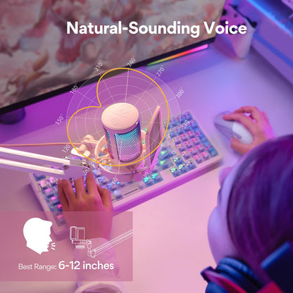 Maono Gaming USB Microphone DGM20S With Noise Cancellation