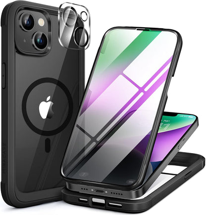 Miracase Glass Series iPhone 11 Rugged Case 6.1 9H Purple