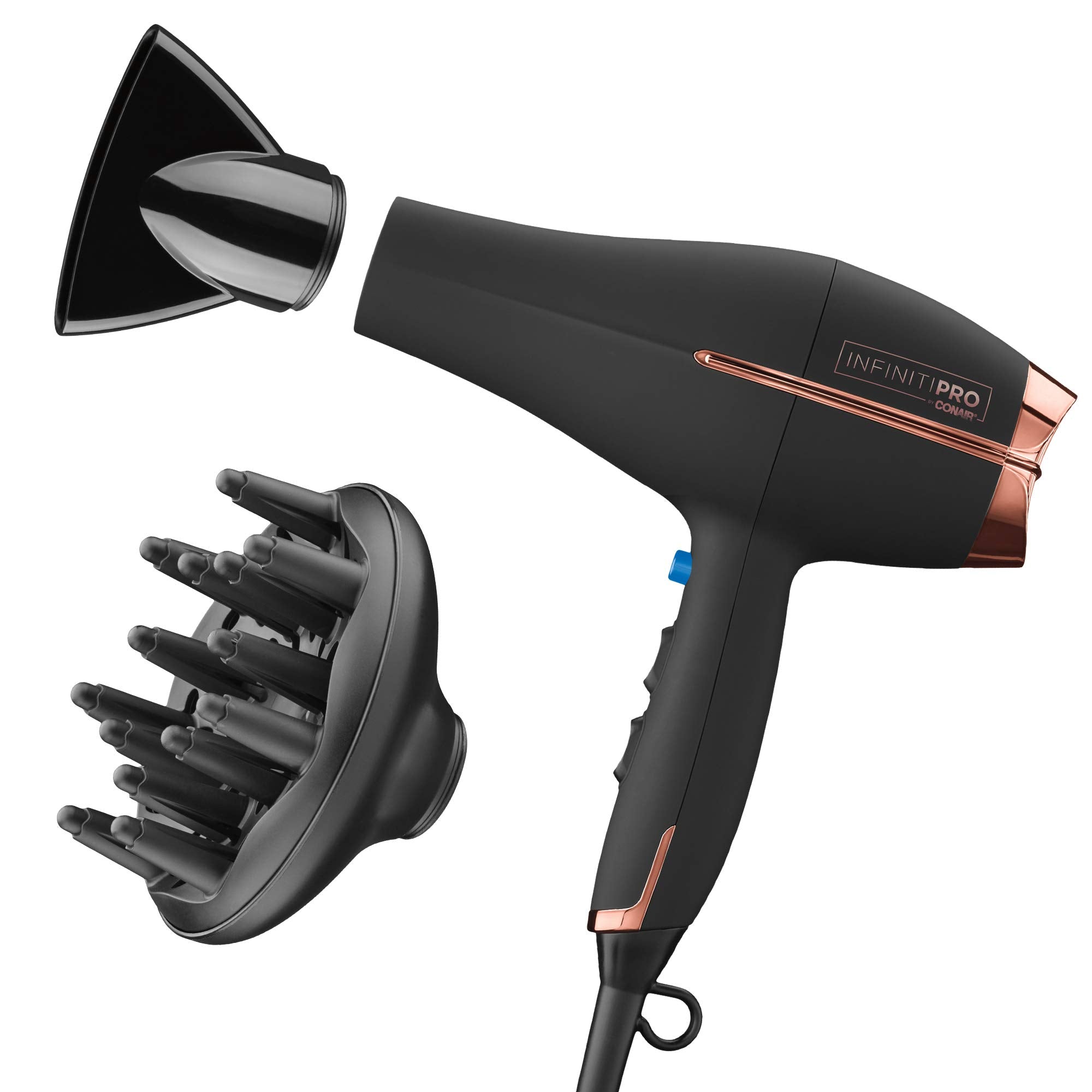 InfinitiPRO Hair Dryer With Diffuser For Faster Drying