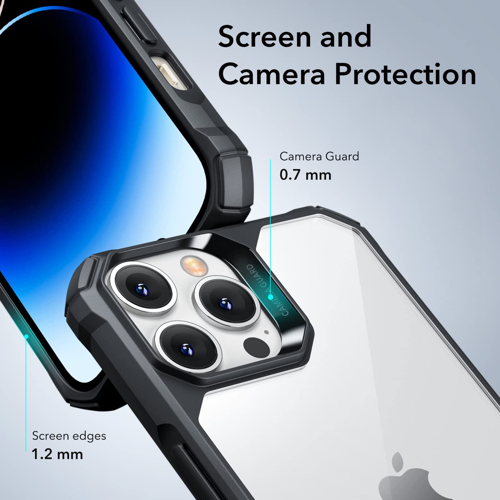 Military-Grade Clear Case for iPhone 14 and 13